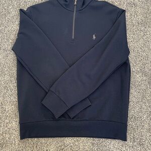 Ralph Lauren Navy Blue Zip-Up Sweater